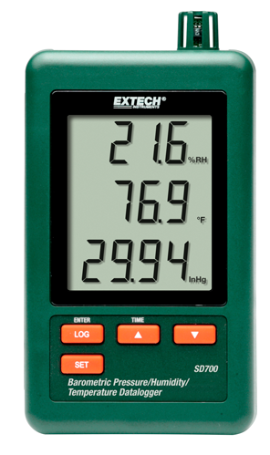 Máy đo áp suất khí quyển, nhiệt độ, độ ẩm EXTECH SD700